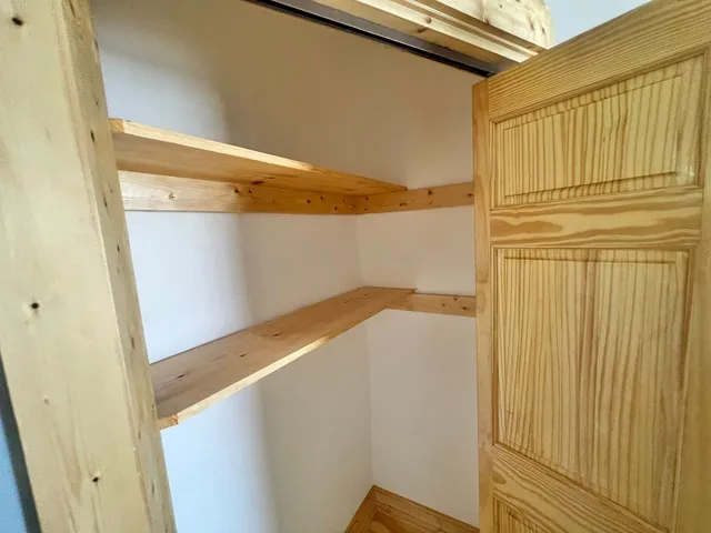 a view of walk in closet