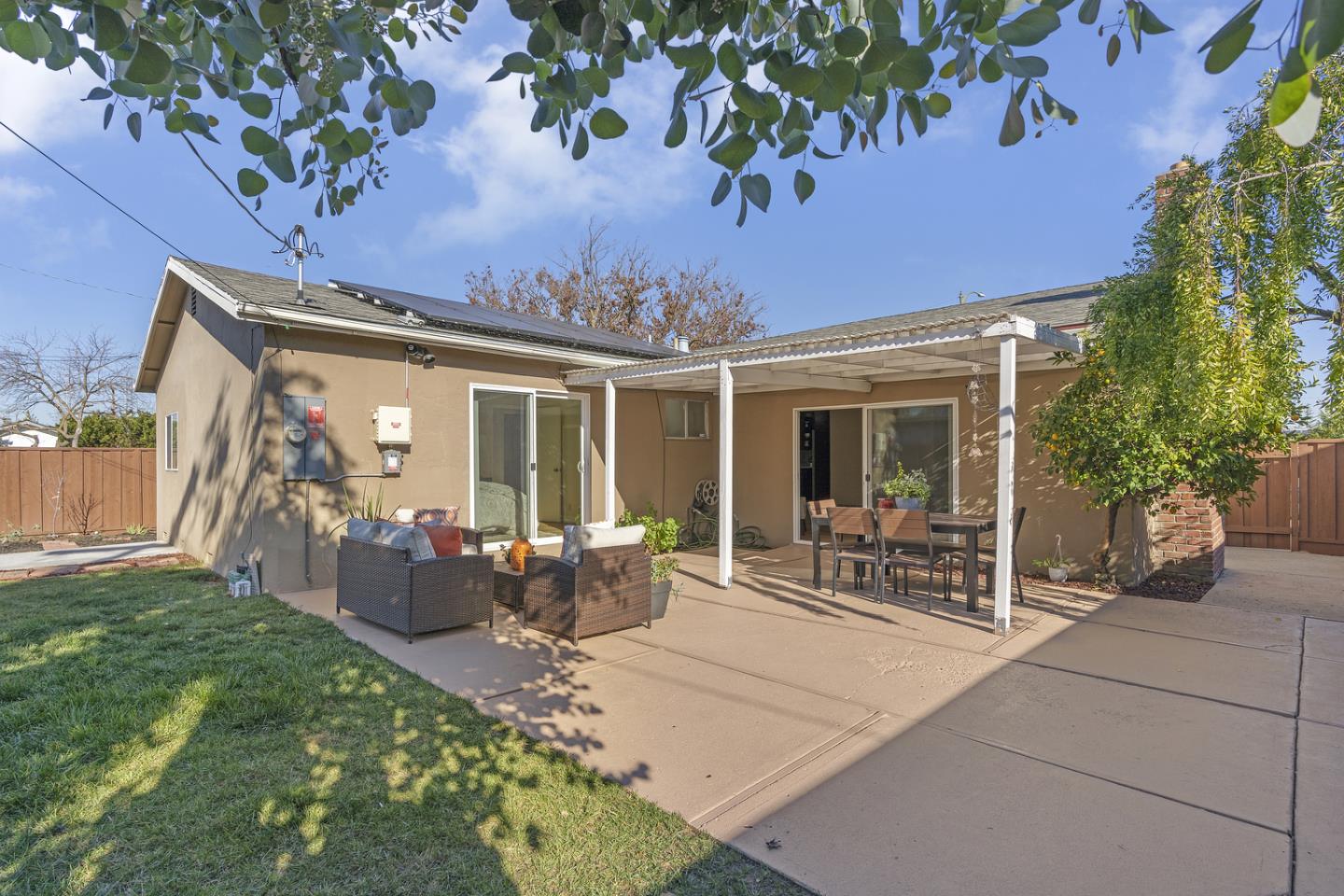 5601 Drysdale Drive San Jose, CA 95124 - Photo 19 of 26 a view of house with backyard and outdoor seating
