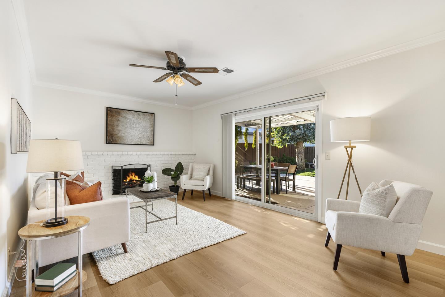 5601 Drysdale Drive San Jose, CA 95124 - Photo 9 of 26 a living room with furniture a flat screen tv and a large window