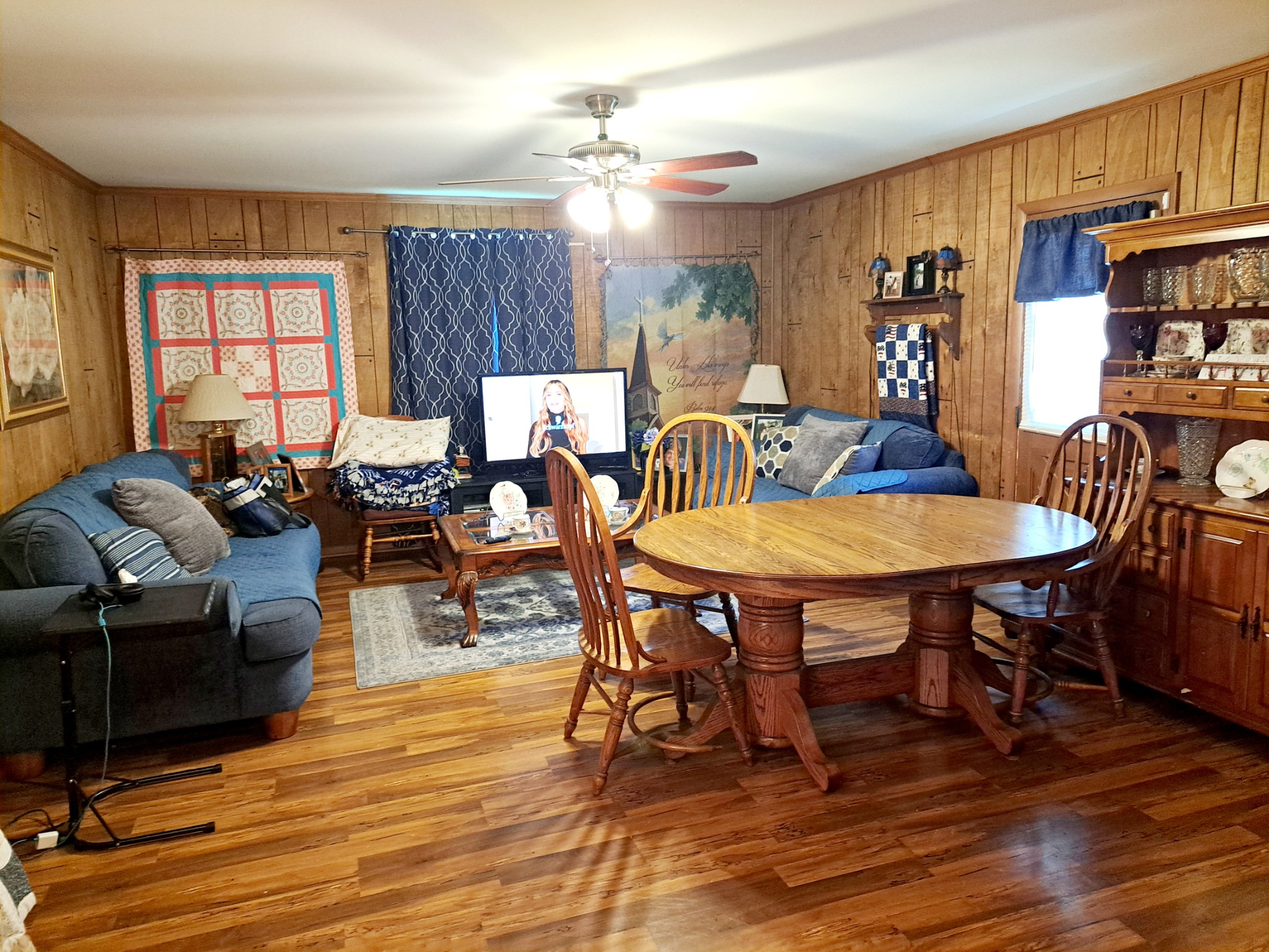 8317 Gordon Lane Hermitage, TN 37076 - Photo 12 of 23 a view of a dining room with furniture window and wooden floor