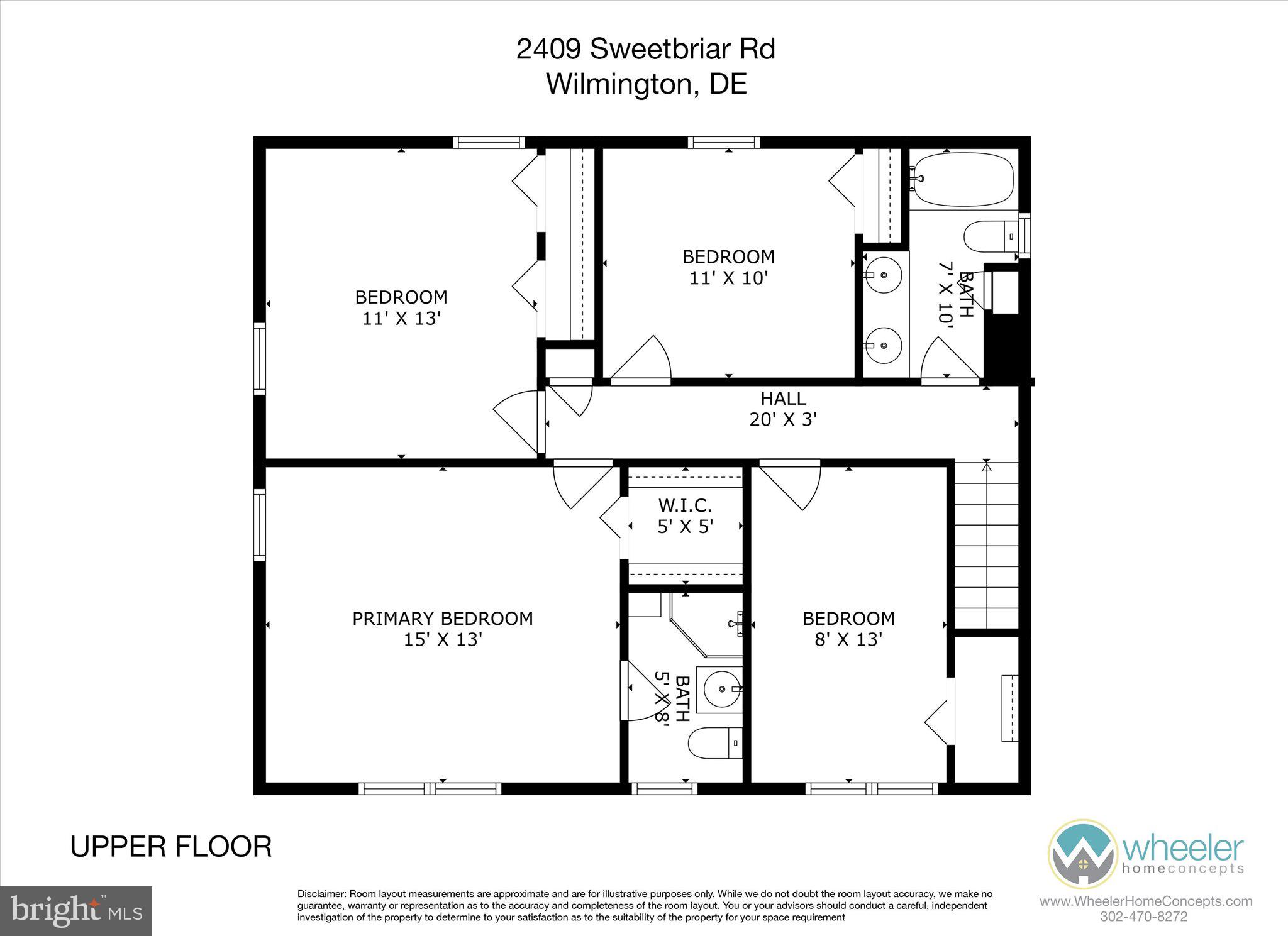 2409 Sweet Briar Road Wilmington, DE 19810 - Photo 26 of 27 Upper level