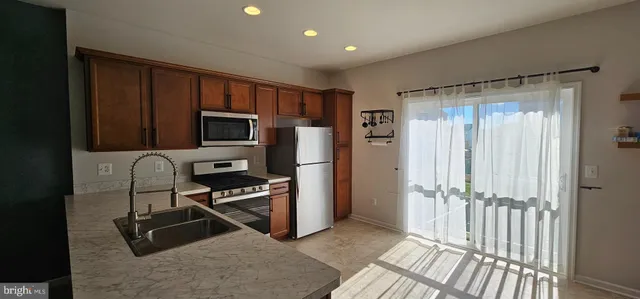 a room with furniture and a window