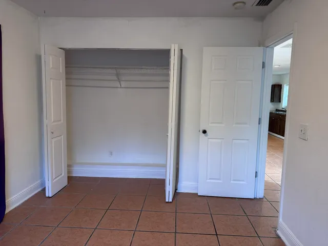 a view of an empty room