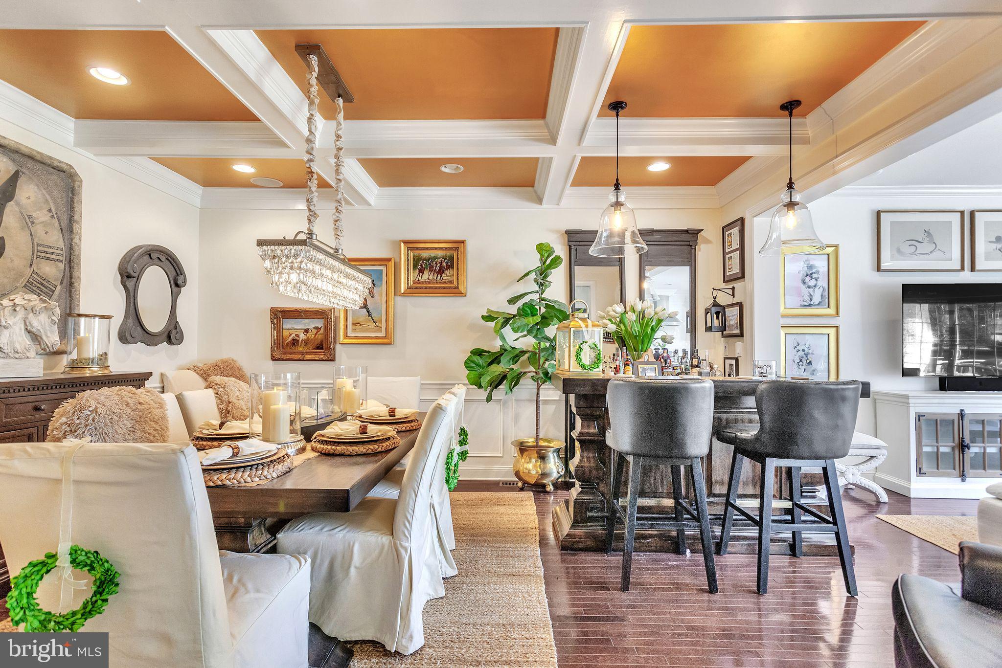 52 David Drive Newtown, PA 18940 - Photo 6 of 32 a view of a dining room with furniture and wooden floor