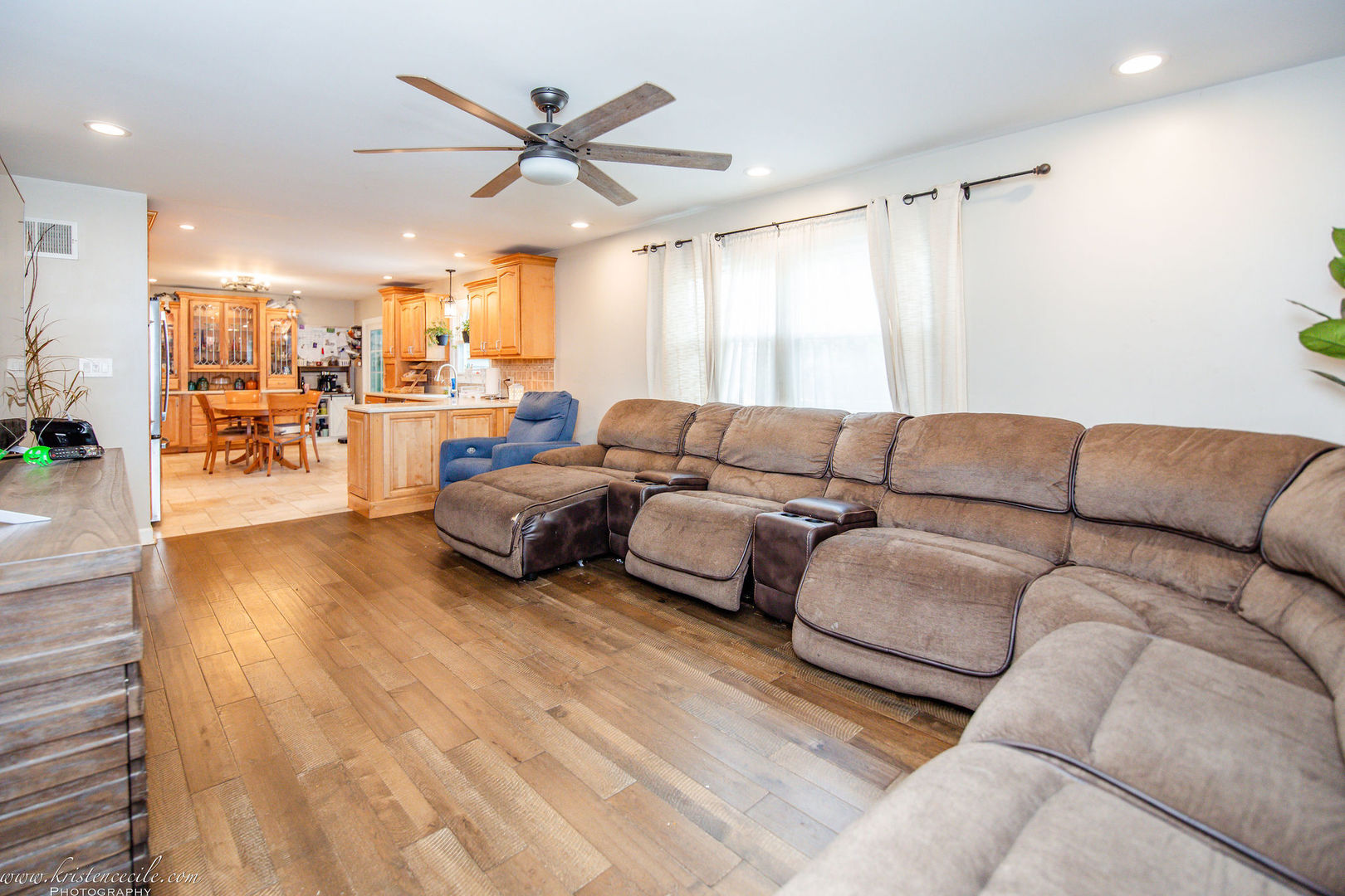 936 West Corning Road Beecher, IL 60401 - Photo 22 of 72 a living room with furniture and a large window