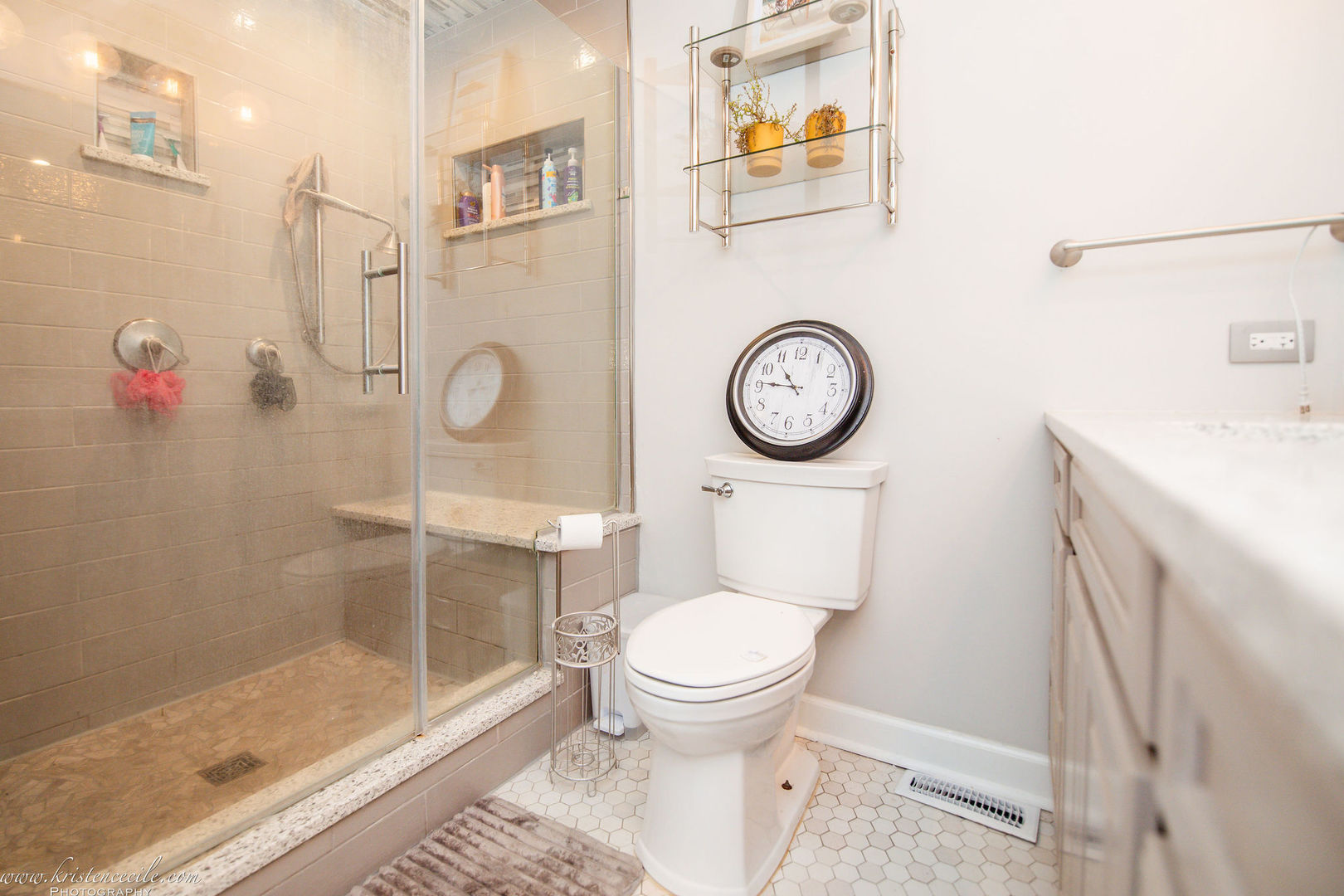 936 West Corning Road Beecher, IL 60401 - Photo 39 of 72 a bathroom with a toilet and a shower