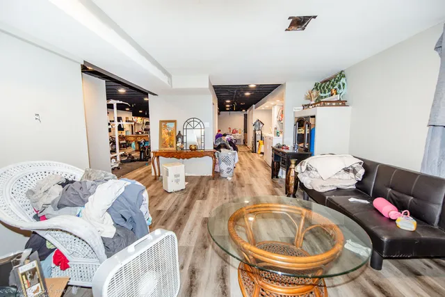 a view of an outdoor space and city view