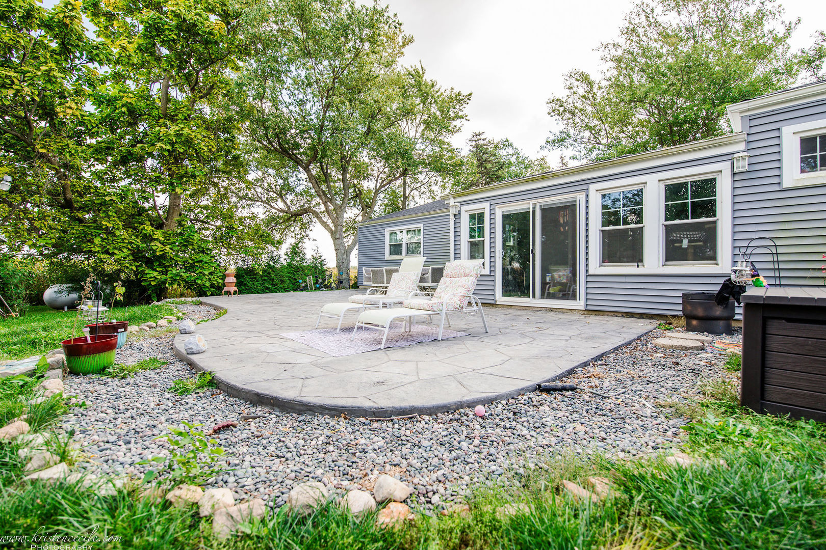 936 West Corning Road Beecher, IL 60401 - Photo 58 of 72 a view of a house with backyard sitting area and garden