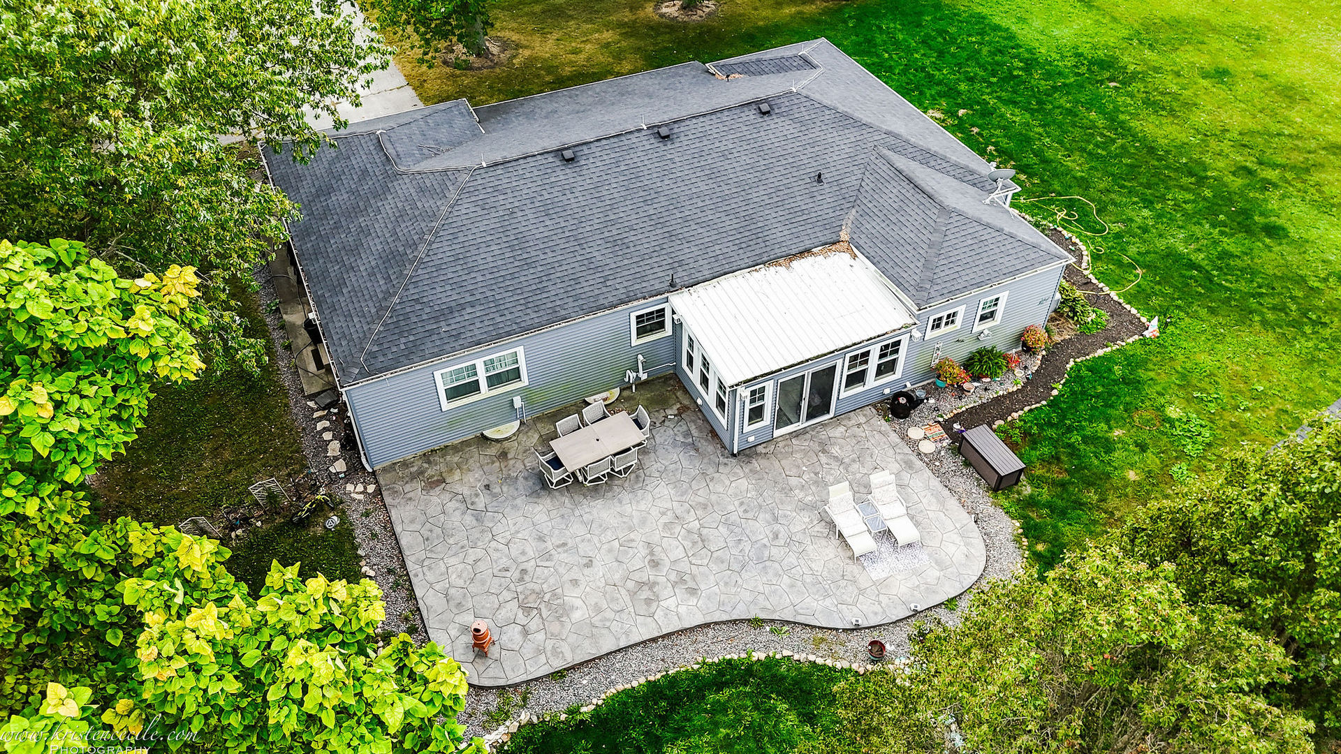 936 West Corning Road Beecher, IL 60401 - Photo 69 of 72 an aerial view of a house with a yard