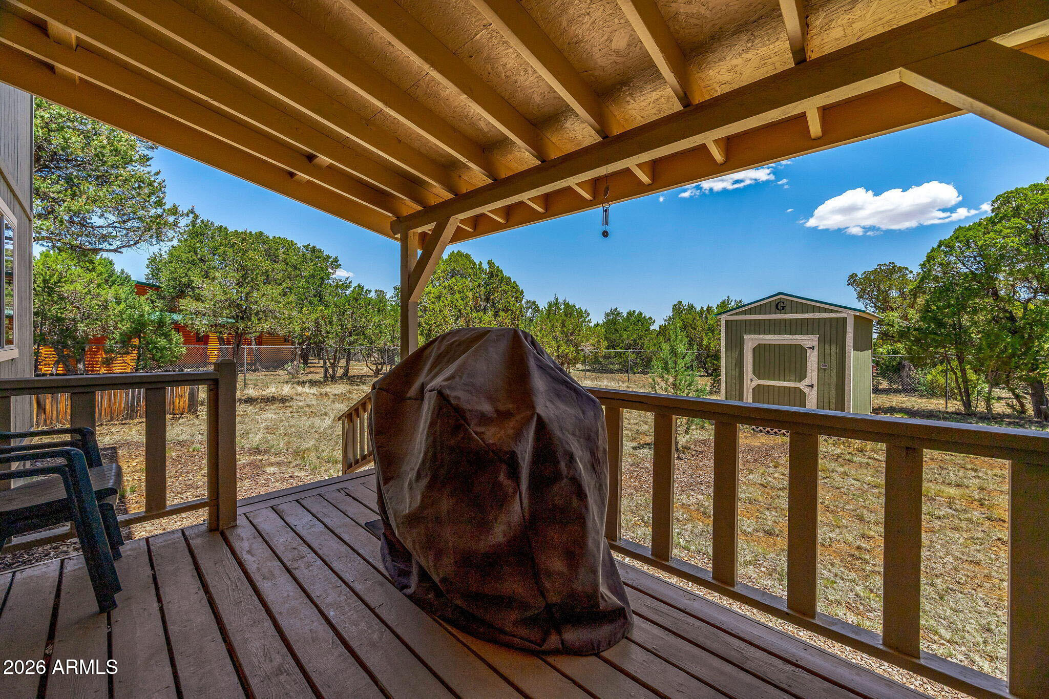 3475 Roundup Circle Heber, AZ 85928 - Photo 21 of 34 a view of a balcony with furniture