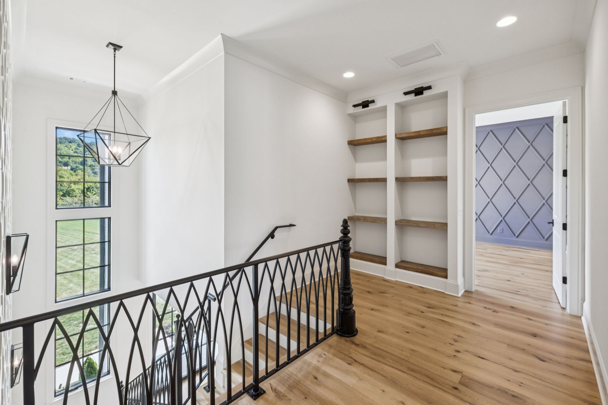 2245 Skinner Road Arrington, TN 37014 - Photo 65 of 98 a view of hallway with wooden floor and a window