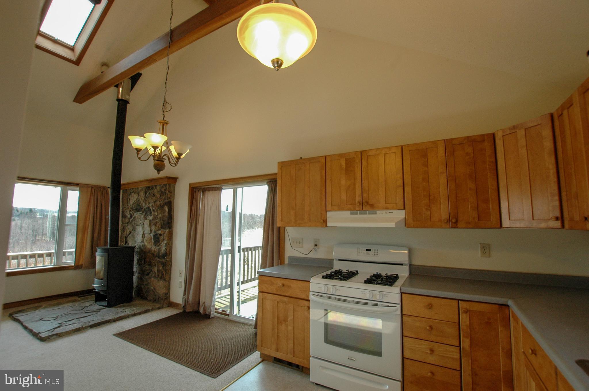 1049 Feather Road Terra Alta, WV 26764 - Photo 17 of 29 Kitchen and view of mountains