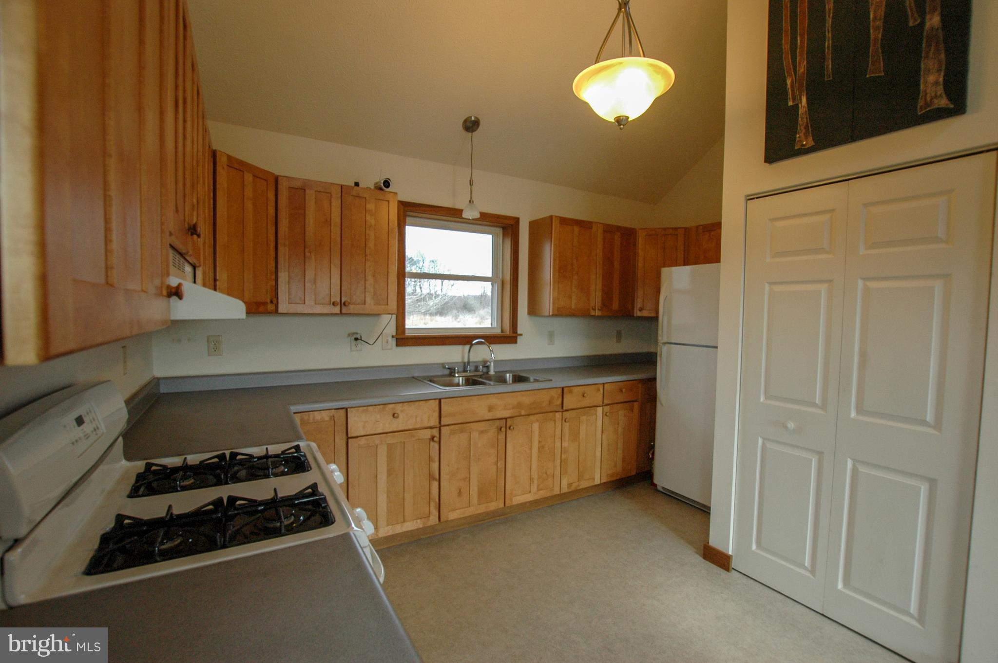 1049 Feather Road Terra Alta, WV 26764 - Photo 18 of 29 Kitchen with gas stove and laundry