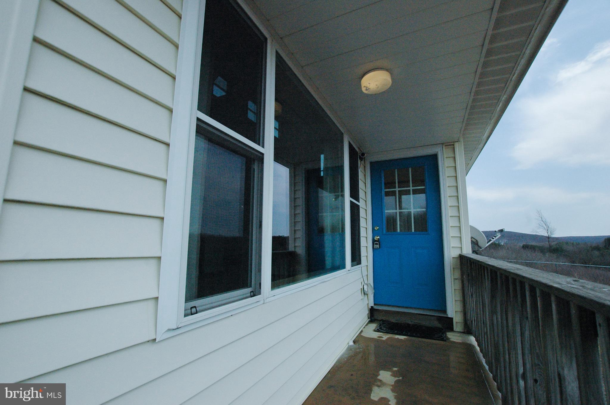Front door and porch