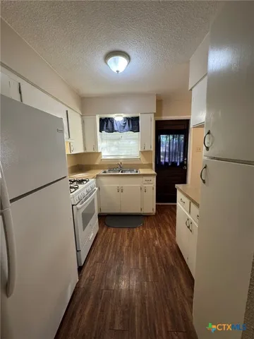 a kitchen with a refrigerator a sink and dishwasher