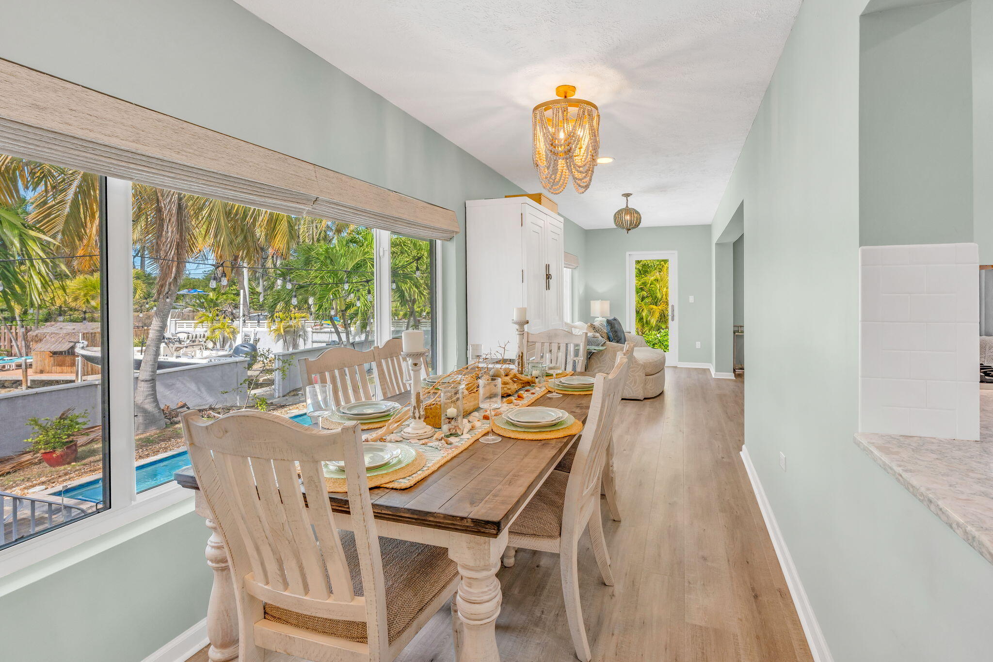 56 Colson Drive Cudjoe, FL 33042 - Photo 9 of 50 a view of a dining room with furniture window and outside view