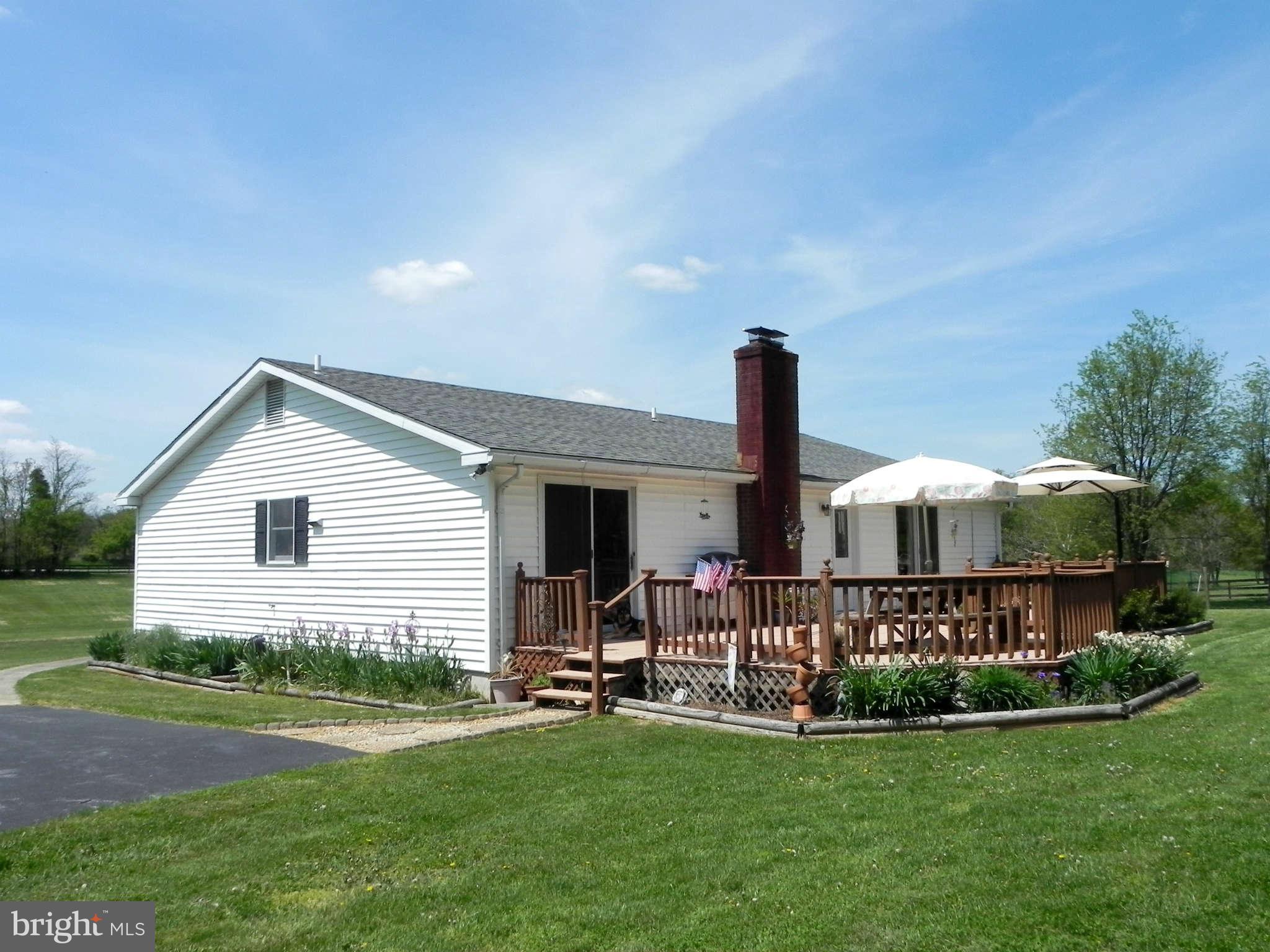 582 Earle Road Charles Town, WV 25414 - Photo 15 of 29 Exterior (Rear) w/ Lg Deck