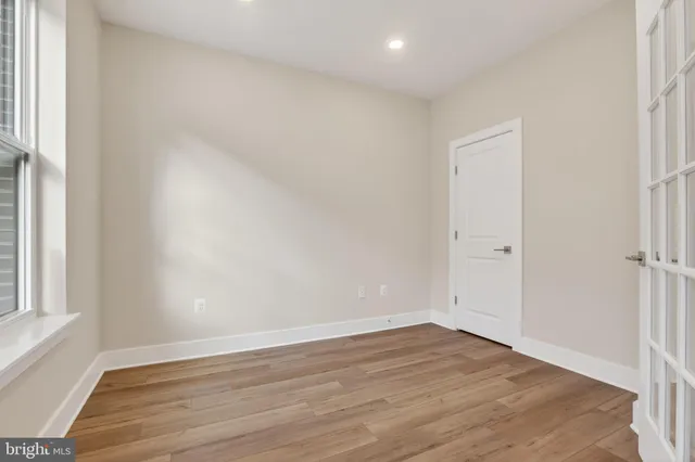 wooden floor in an empty room