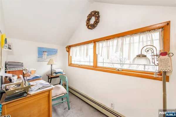 a very nice looking room with a large window