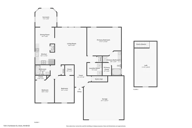 $365,000 | 1300 Charleston Court, Avon, IN 46123