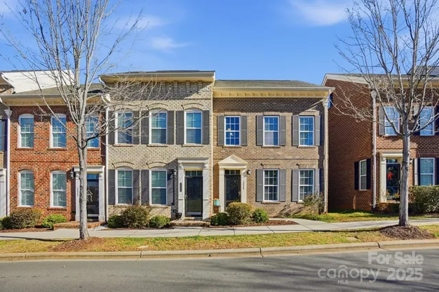 a front view of a building