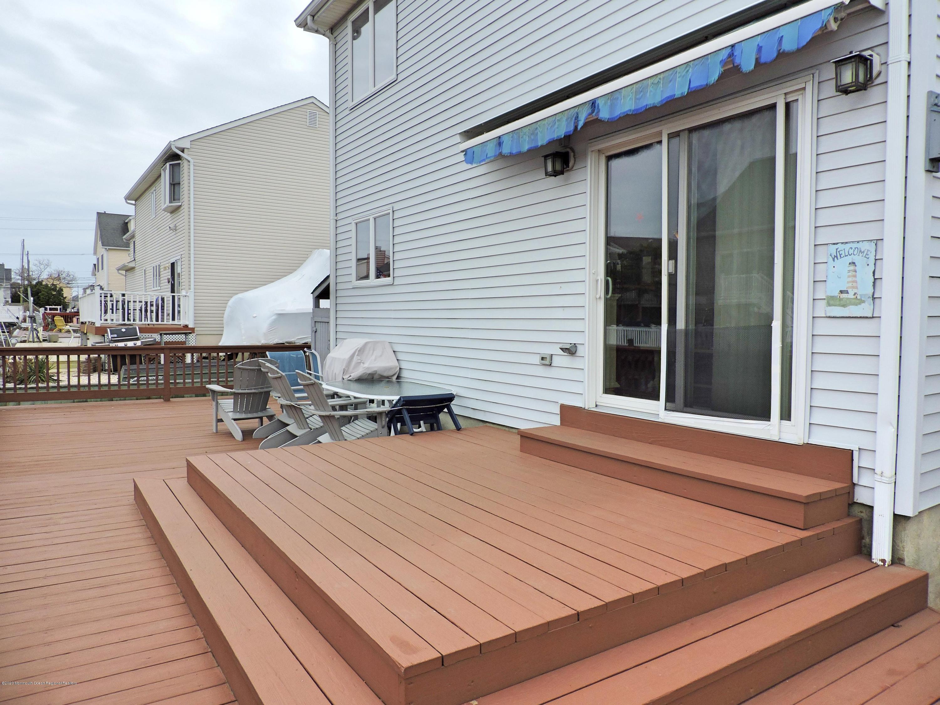 222 Johnson Road Lavallette, NJ 08735 - Photo 12 of 14 Backyard deck