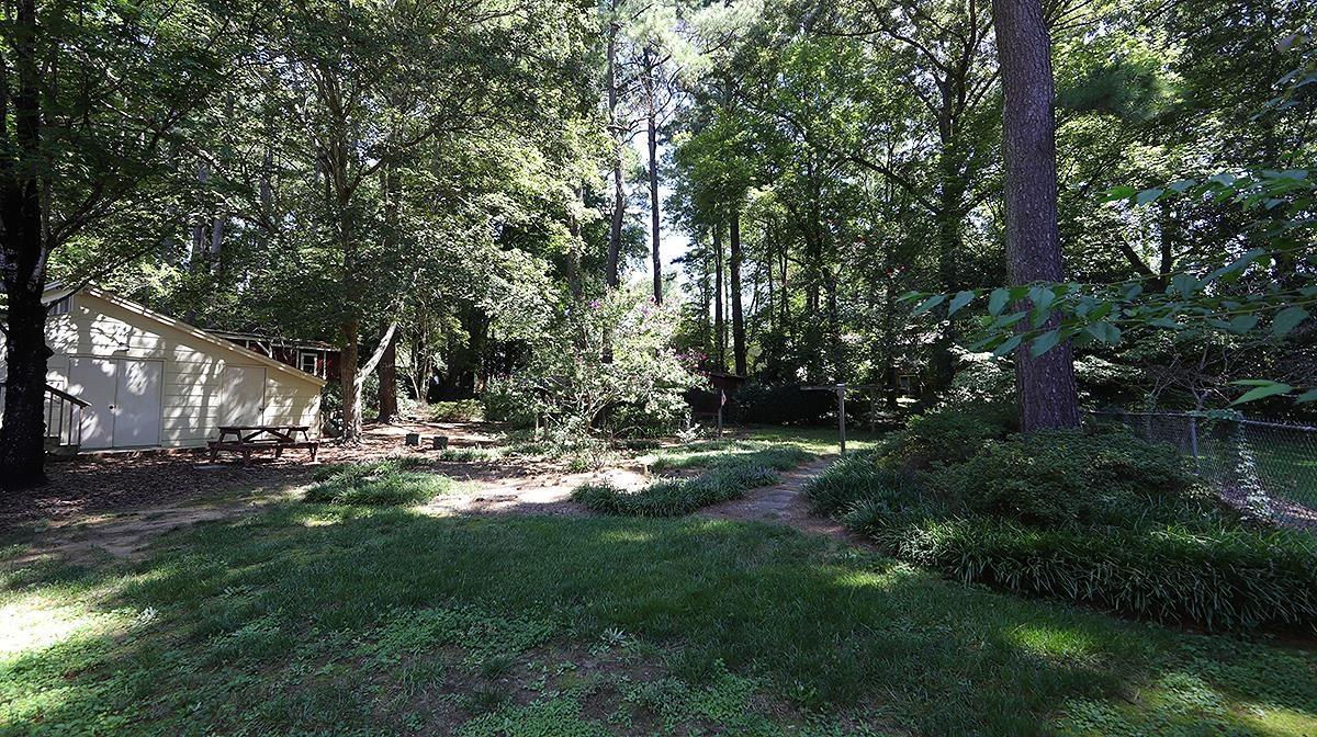3440 Allendale Drive Raleigh, NC 27604 - Photo 20 of 23 Nice privacy and mature landscaping.