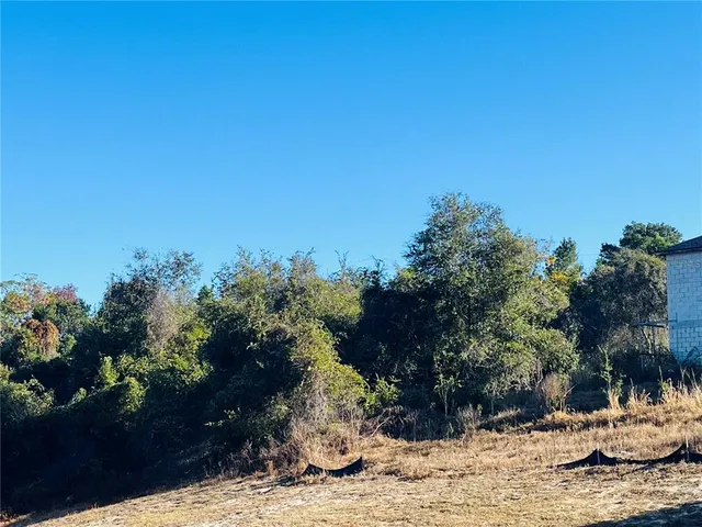 a view of a backyard of the house