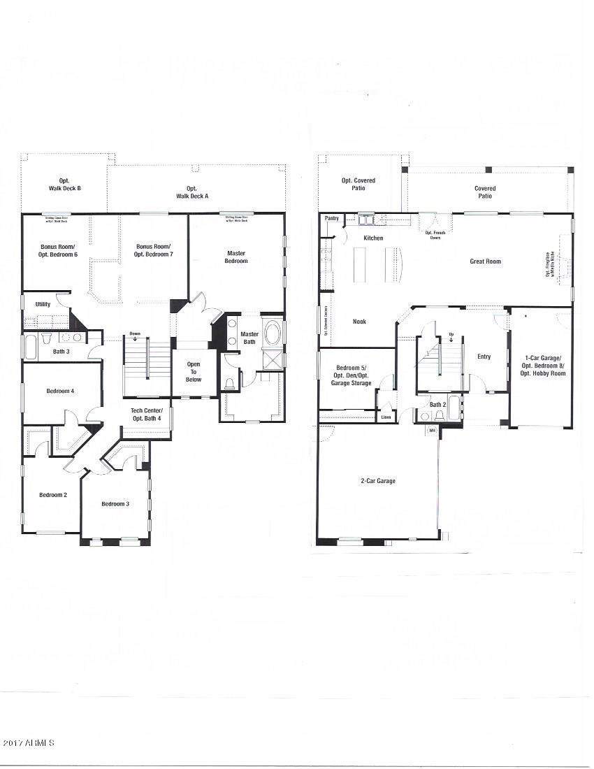 7586 South Boxelder Street Gilbert, AZ 85298 - Photo 34 of 34 Boxelder floor plan