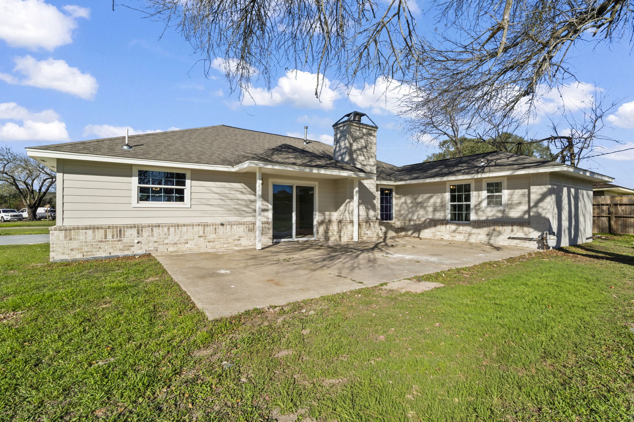 1740 6th Street Hempstead, TX 77445 - Photo 12 of 22 Concrete patio area ideal for outdoor dining, grilling, or relaxing with friends and family.