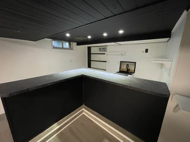 a view of an empty room