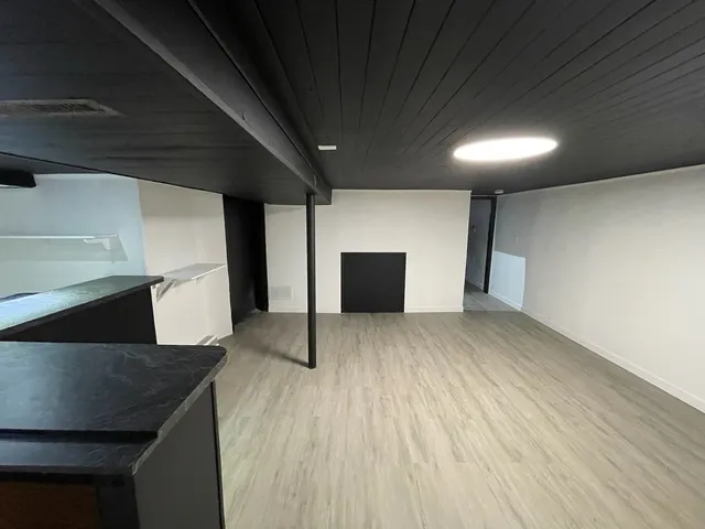 a view of an empty room
