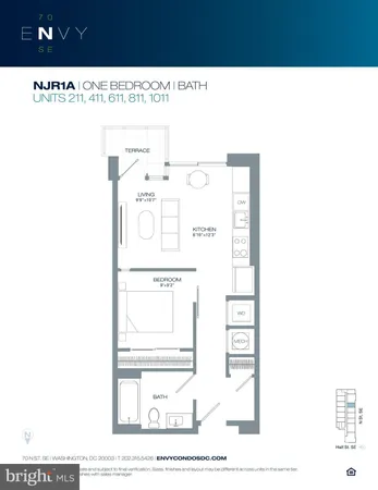 $409,999 | 70 N Street Southeast, Unit 211, Washington, DC 20003