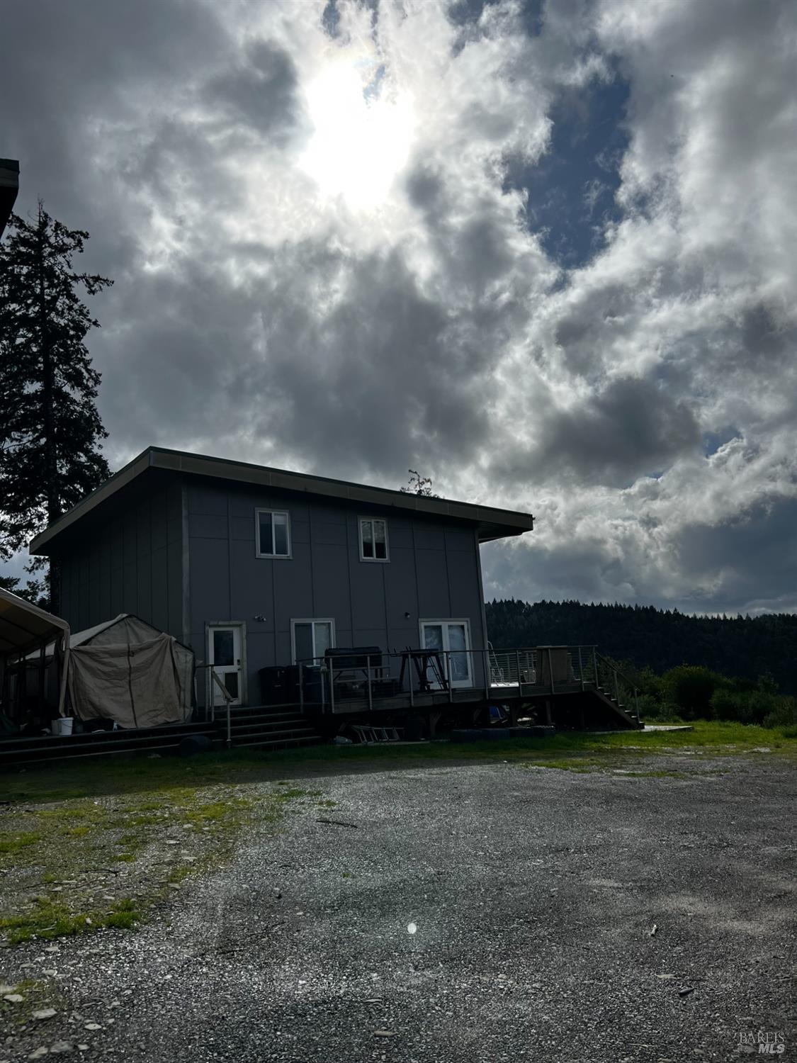 2520 French Road Phillipsville, CA 95559 - Photo 3 of 19 a view of a house with a yard
