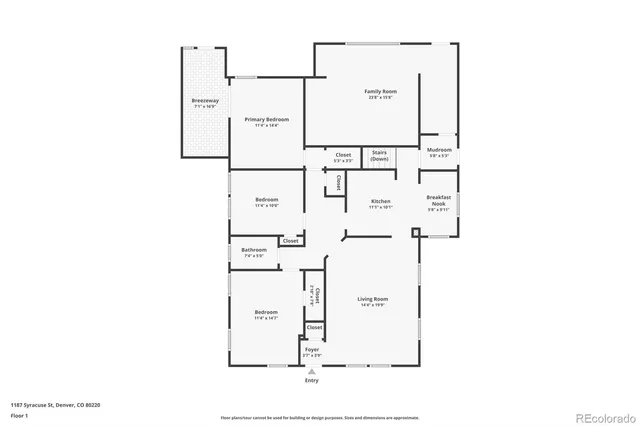 a picture of floor plan
