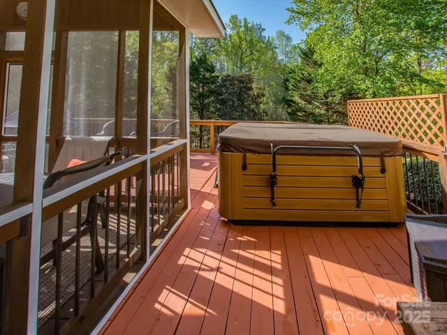 a view of a house with a balcony
