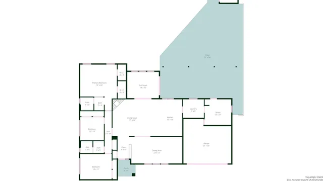 a picture of floor plan