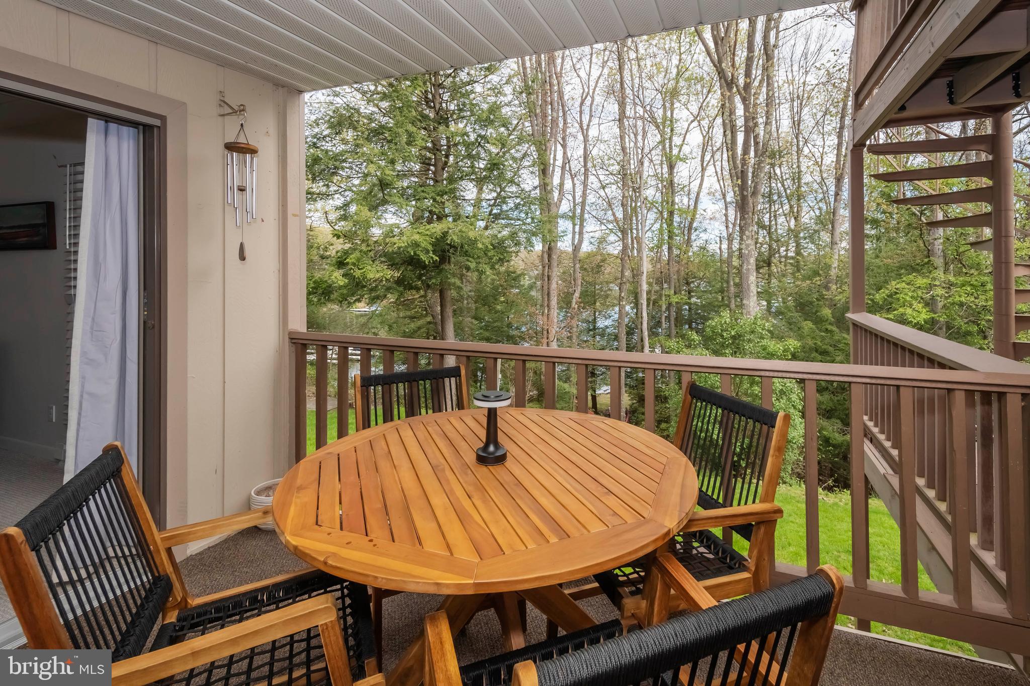 189 Red Run Road, Unit 1C2 Oakland, MD 21550 - Photo 26 of 50 a view of balcony with furniture