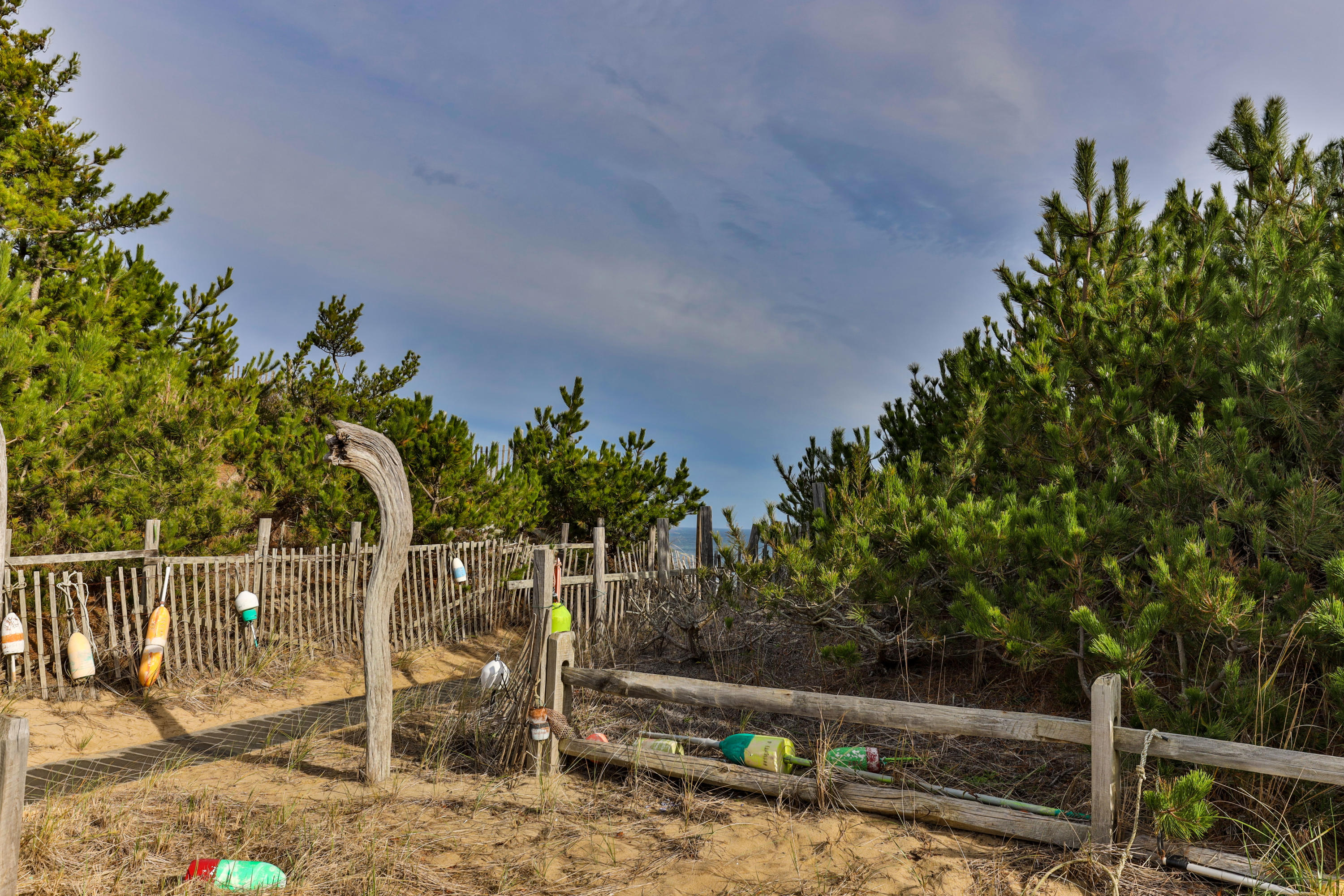 17 Coast Guard Road Truro, MA 02666 - Photo 18 of 19 a view of a wooden bridge