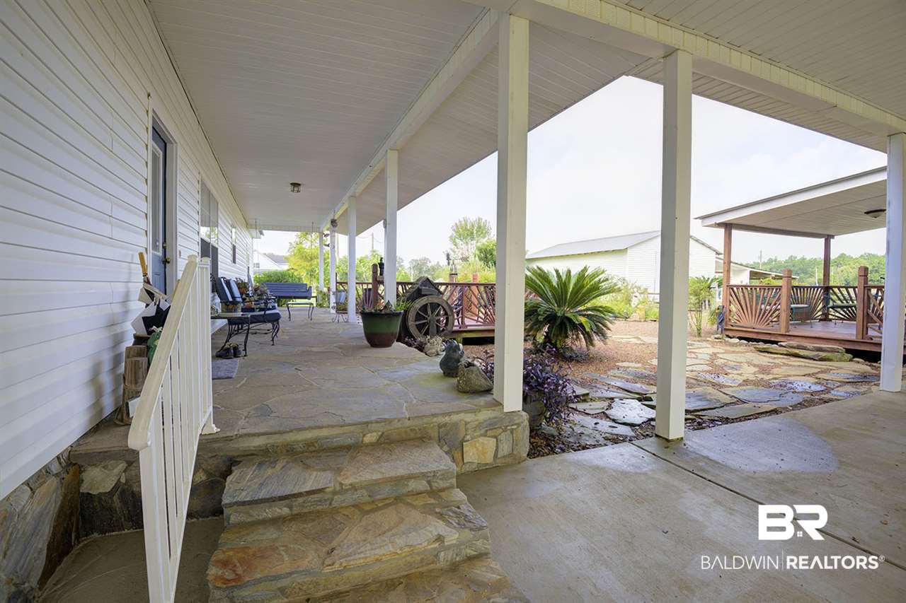15411 Fackler Road Loxley, AL 36551 - Photo 25 of 49 Large Covered Patio