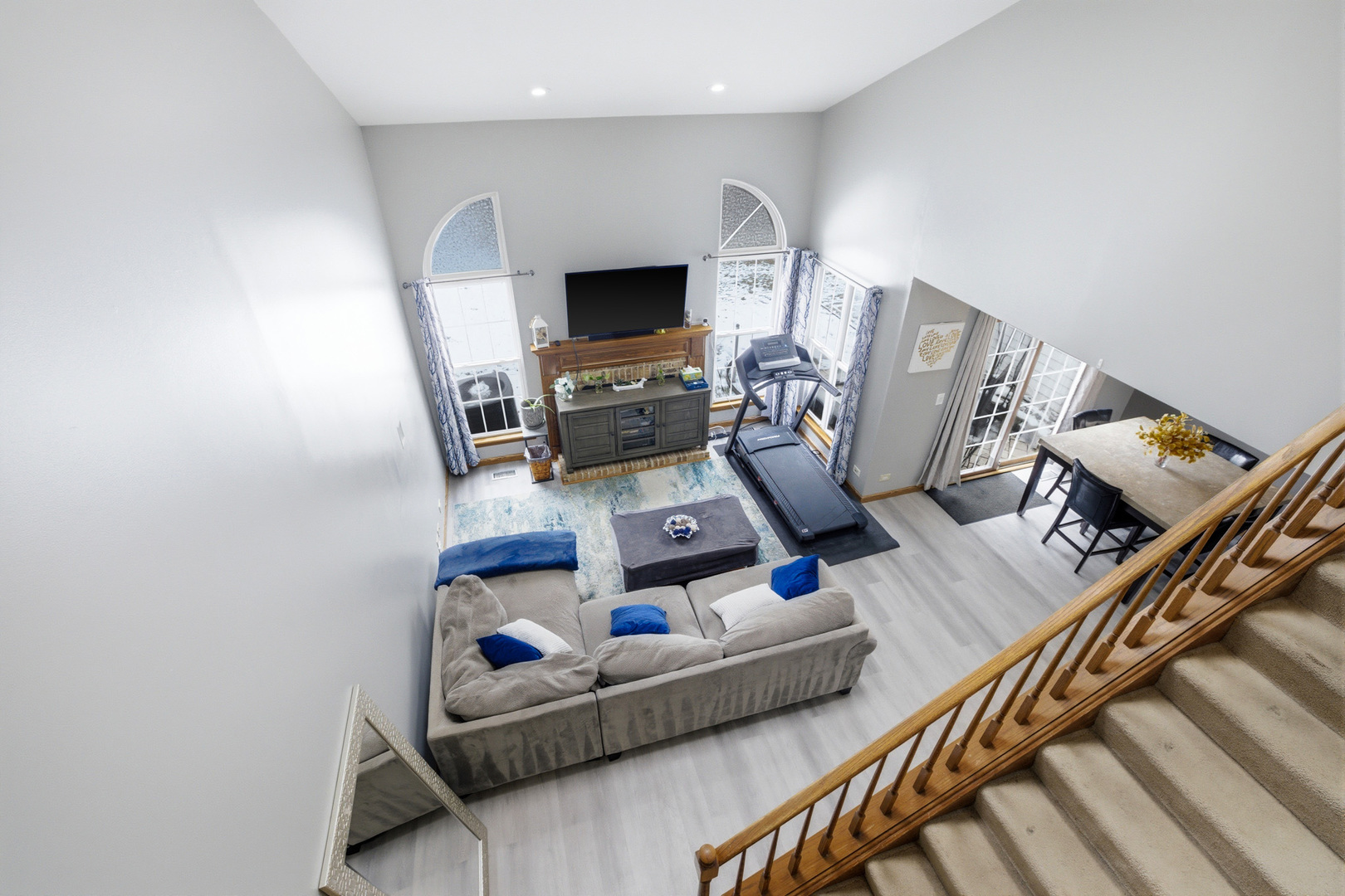 36106 North Springbrook Lane Gurnee, IL 60031 - Photo 16 of 27 a living room with furniture and a flat screen tv