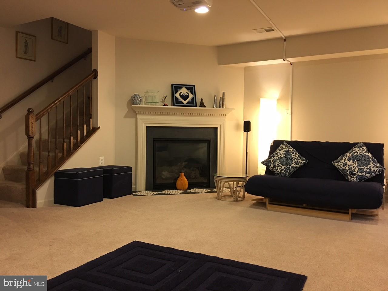 23337 Tradewind Drive Ashburn, VA 20148 - Photo 23 of 28 a living room with furniture and a fireplace