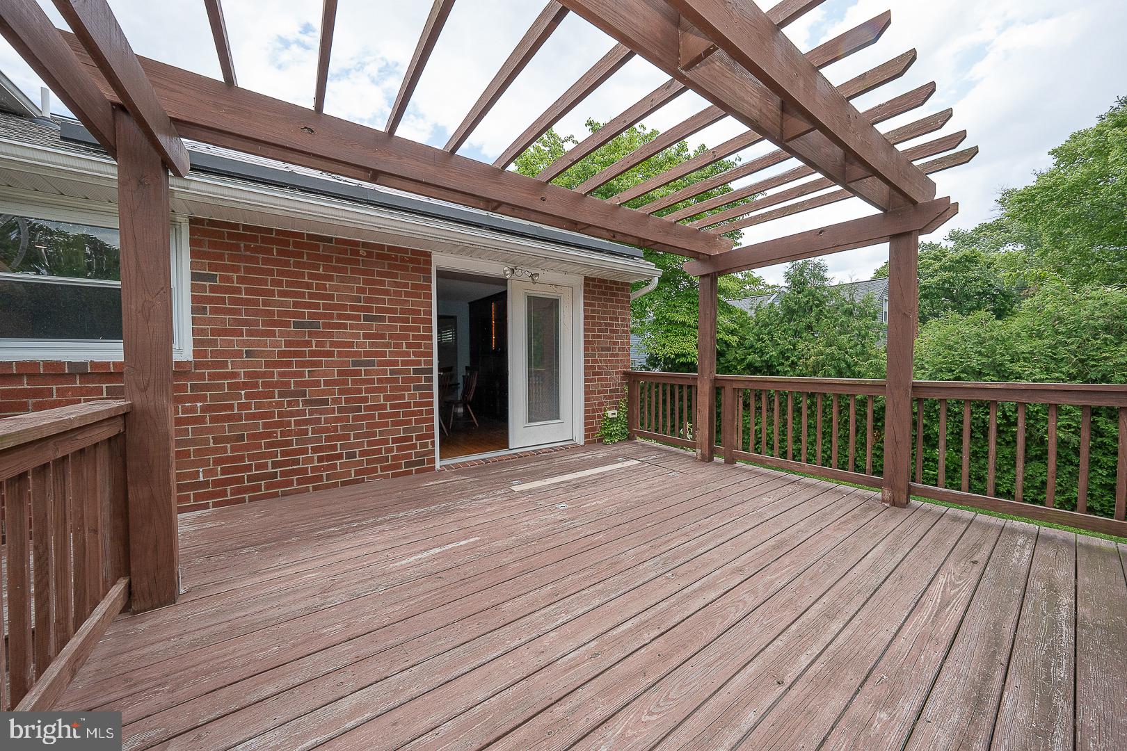 20 Fairview Road Swarthmore, PA 19081 - Photo 54 of 57 a view of backyard with deck and wooden floor