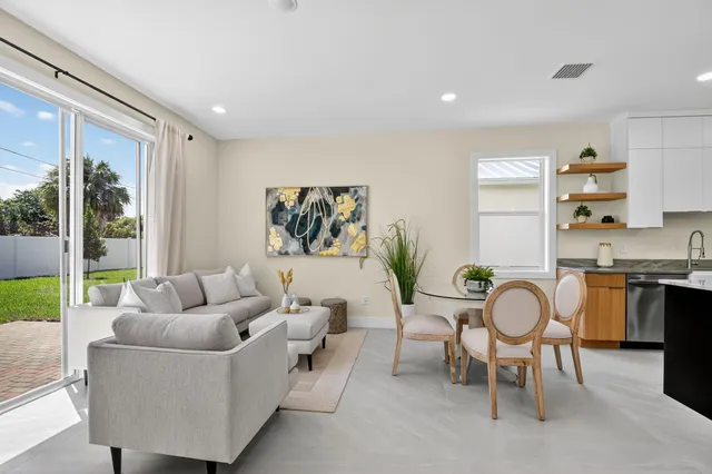 a view of an empty room