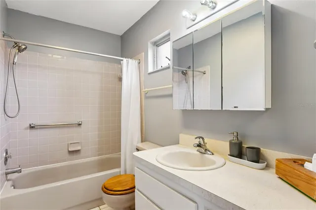 a bathroom with a sink toilet and mirror