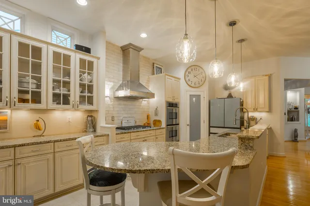 a view of a patio on the deck