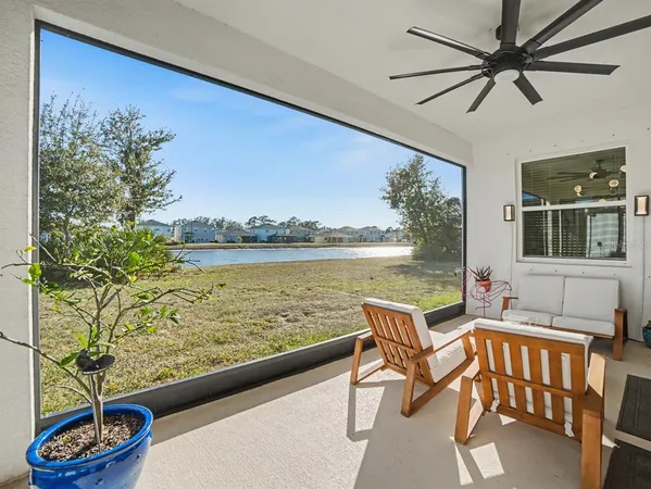 a view of an ocean from a balcony