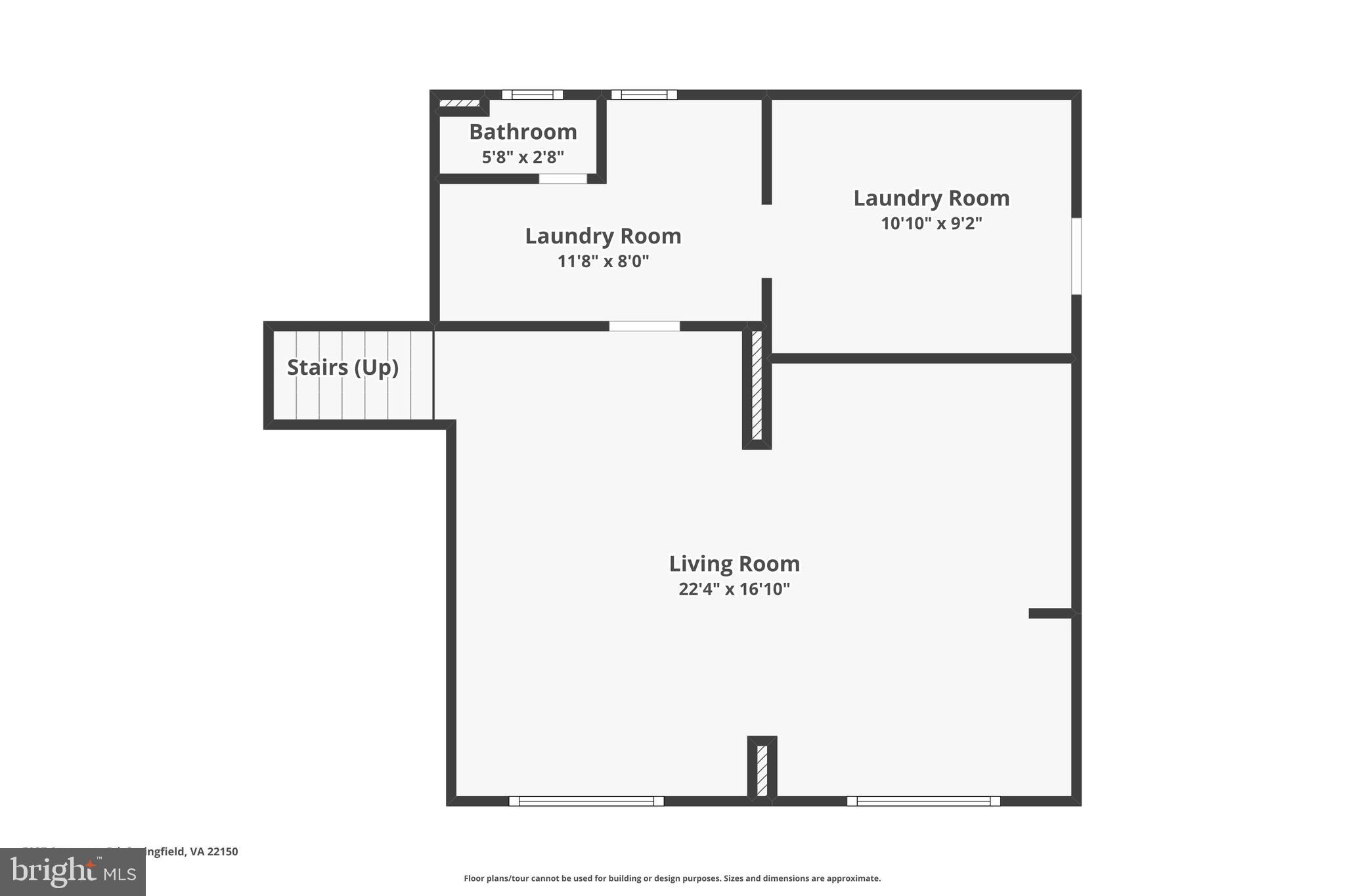 5937 Atteentee Road Springfield, VA 22150 - Photo 31 of 44 a picture of a floor plan