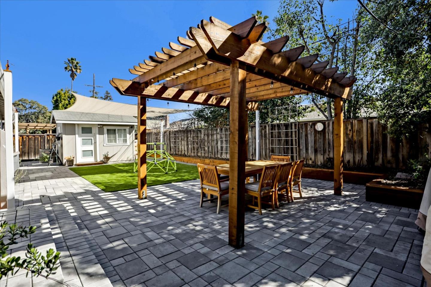 1220 Redcliff Drive San Jose, CA 95118 - Photo 31 of 39 a view of a house with backyard porch and sitting area