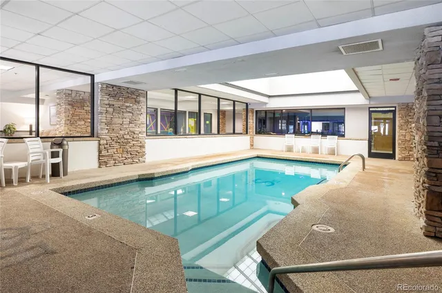 a view of a swimming pool